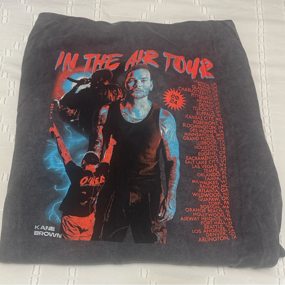 Kane Brown 2024 tour hoodie